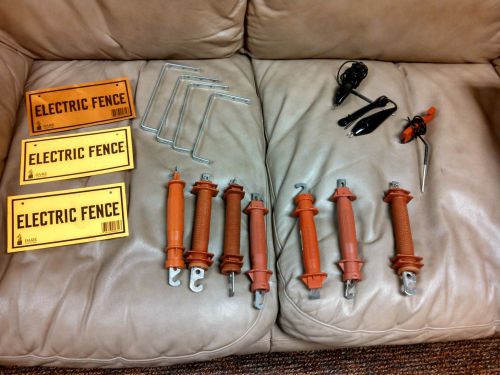 Lot of Electric Fence Parts