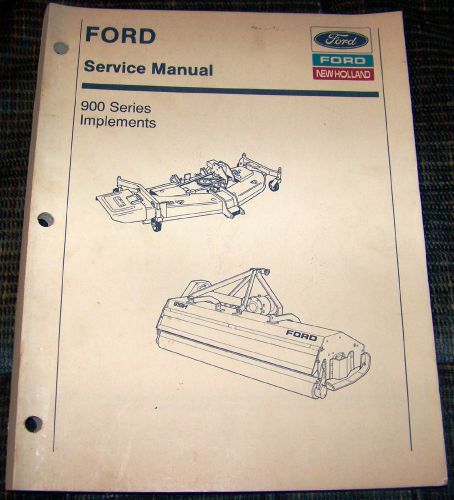 Ford New Holland Service Manual 900 Series Implements