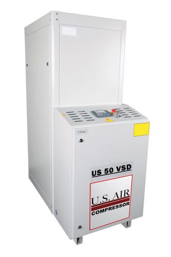 New us air vfd variable frequency drive compressor 50 hp rotary screw ghh rand for sale