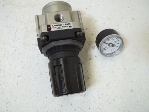 SMC EAR400-F04G REGULATOR WITH GAUGE 0-1  *NEW OUT OF A BOX*