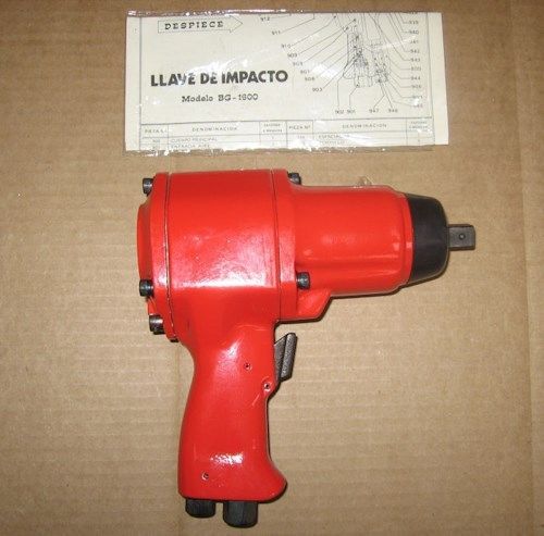 Pneumatic 1/2&#034; air impact wrench torreon bg 1600 for sale
