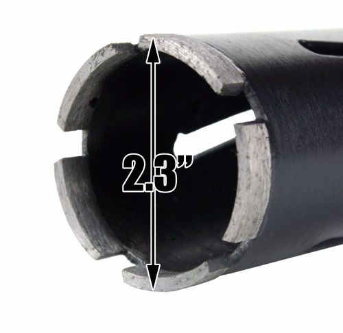 2 1/2&#034; x 6.5&#034; dry diamond masonry core drill bit - fits coring rig for sale