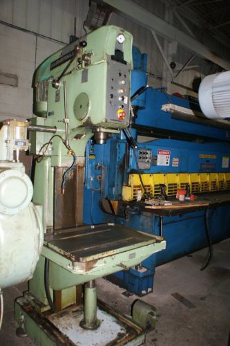 Used alzmetall drilling &amp; tapping press model ab50hst heavy duty drill press for sale