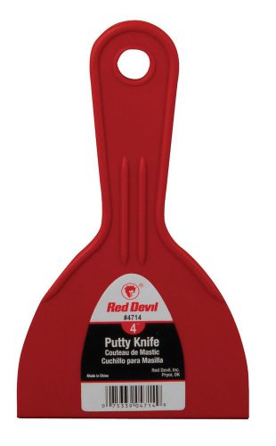 New Red Devil 4714 4-Inch Plastic Putty Knife