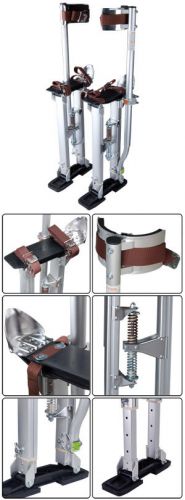 18&#034; - 30&#034; Adjustable Aluminum Drywall Stilts Silver