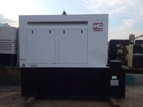 2007 multiquip 60 kw genset enclosed, sound attenuated, base fuel tank, 74 hours for sale