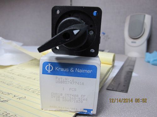 Mep military diesel generator rotary master control switch chr10 c57400 kraus &amp; for sale