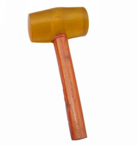 1 x Rubber hammer wooden handle 280 mm handle length 120mm Rubber(L) 60 mm(D)