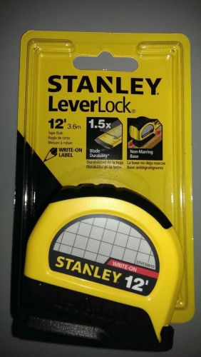 Stanley 12-Foot LeverLock Tape Rule STHT30810 / UPC 076174308105