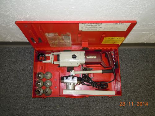 T-drill t-55 copper pipe drill set ridgid complete tee t-d55 for sale