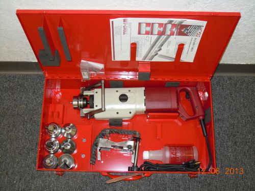 T-Drill T-55 SS Stainless Steel Pipe Drill Set Ridgid Complete 1/2 - 1 1/2&#034;