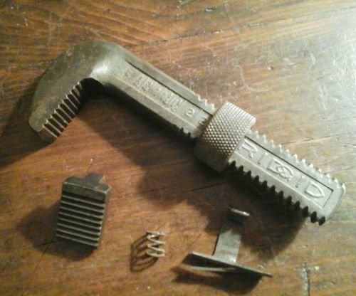 Ridgid 18&#034; pipe wrench jaws,nut,spring for sale