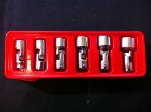 Snap-on, universal, shallow, 6 piece socket set, 1/4 - 9/16, 12 point for sale