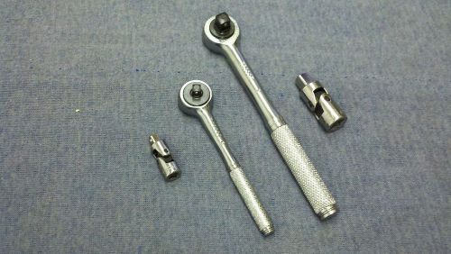 New kd 3/8&#034; &amp; 1/4&#034; drive ratchets &amp; universal joint socket adapters for sale