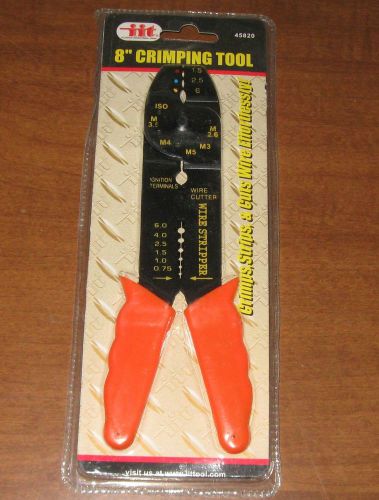 8&#034; crimping tool, wire cutter, stripper, (illinois industrial tool co.) 45820 for sale