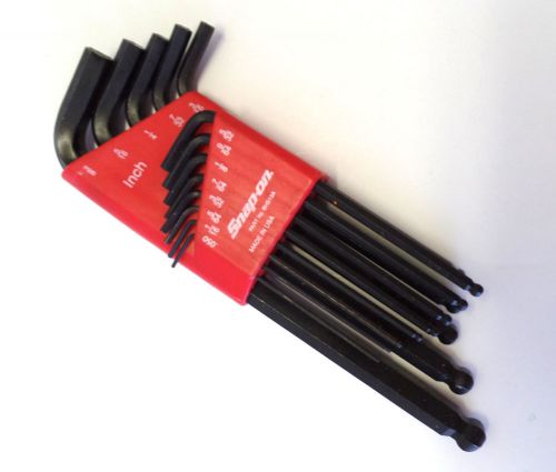 13 Pc Snap On Ball End Hex Allen Key Wrench Set BHS13A