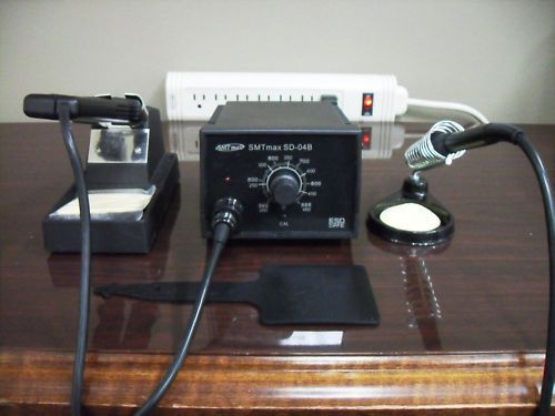 Combo sd04b w/ hot tweezer &amp; soldering iron esd station for sale