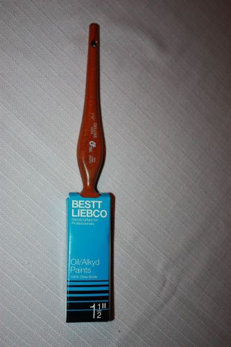 New 1  1/2 &#034; bestt liebco 100% china bristle discontinued deluxe 10522 paint brush for sale