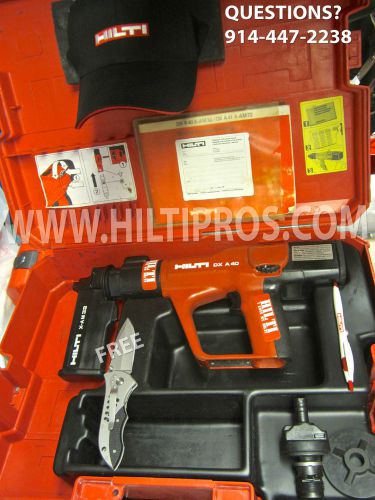 HILTI DX A40 POWER ACTUATED TOOL,EXCELLENT CONDITION, FREE HILTI HAT, FAST SHIP