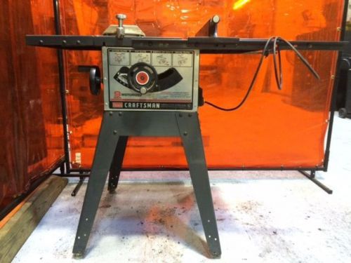Sears Craftsman 9&#034; Motorized Table Saw
