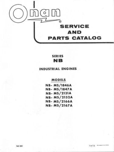 ONAN Series NB Industrial Engine Service Manual