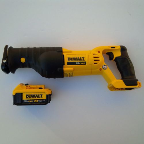 Dewalt dcs380 20v cordless reciprocating saw,1 dcb204 4.0 ah battery max 20 volt for sale