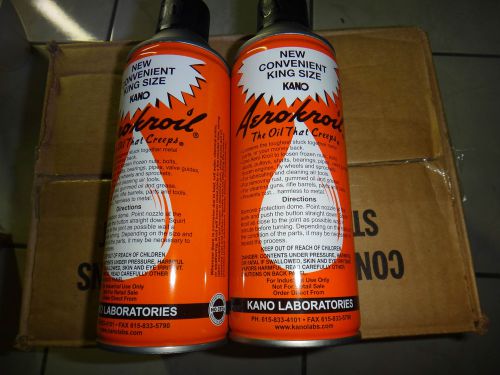 AEROKROIL KROIL 1 CASE, 13OZ, 12 CAN  PENETRANT OIL KANO LABS KING SIZE