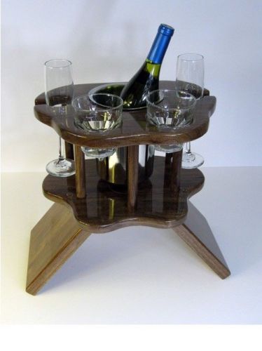 Sedan Service Table, Champagne Table, Limo, Party Bus, Rock - Flute Glass Holder