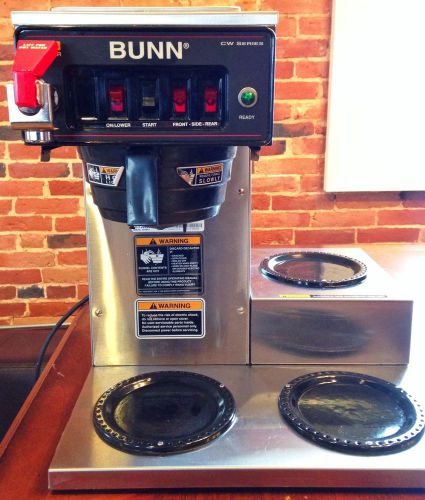 Bunn CWTF 15 3LWR Automatic Carafe Coffee Brewer Maker Machine w/ faucet