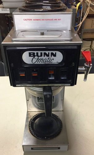BUNN STF-15 1L/2U 3 Warmer Automatic Coffee Brewer Maker Machine w/ Faucet 120V