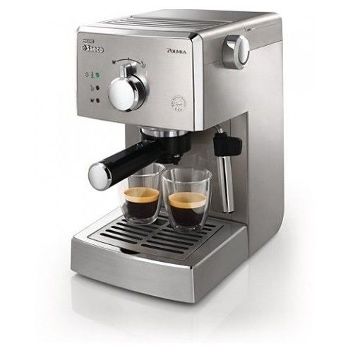 Espresso Machine Italian Stainless Steel Saeco Coffee Maker Kitchen Appliance