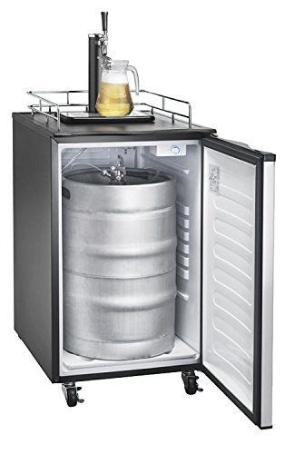 Igloo FRB200C 6 Cubic Feet Beer Kegerator with CO2 Tank and Kit, Stainless Steel