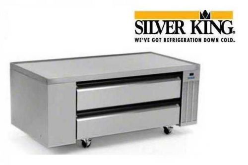Silver king heavy duty 60&#034; chef base 6 pan capacity skrcb60h-c3 for sale