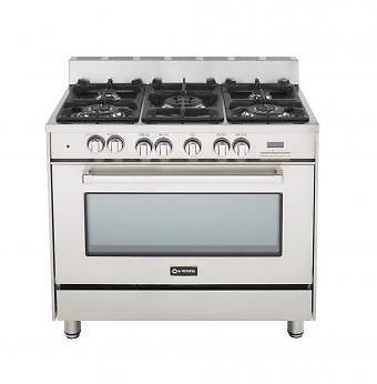 Verona 36&#034; dual fuel range w/ single oven - stainless steel ~ for sale