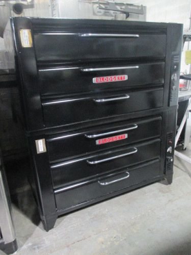 981 blodgett double steel deck double stack pizza oven for sale