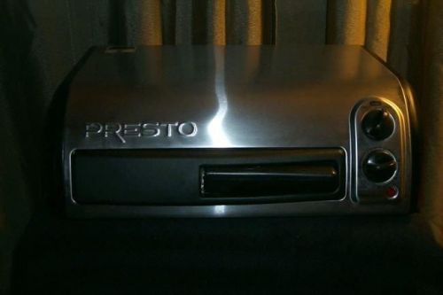 Presto model 03436 stainless steel electric kitchen countertop pizza oven, xlnt for sale