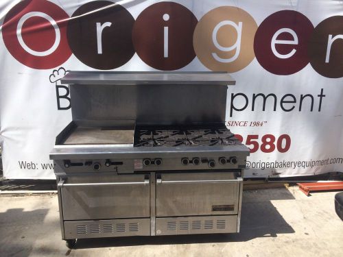 GARLAND X60-6G24RR 60&#034; GAS RANGE 2 STD OVENS, 6 BURNERS, &amp; 24&#034; GRIDDLE $$SAVE$$