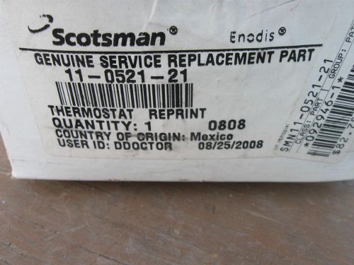 Scotsman Bin Thermostat 11-05211-21
