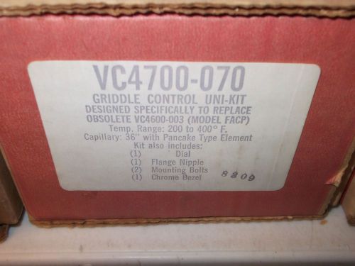 NOS ROBERTSHAW VC 4700 070 4700 GRIDDLE  OVEN THERMOSTAT