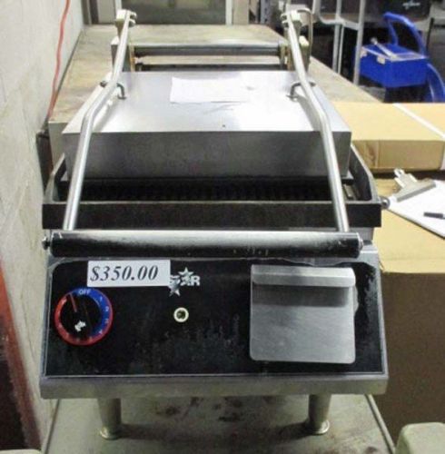 Star grooved two-sided panini/sandwich grill for sale