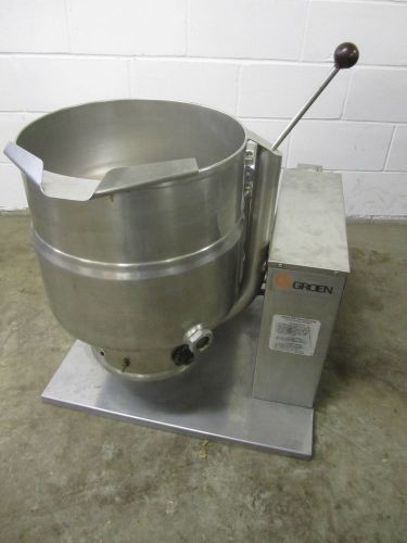 Groen tdh/ 40 steam jacketed manual tilt kettle 40qt soup kettle lab kettle for sale