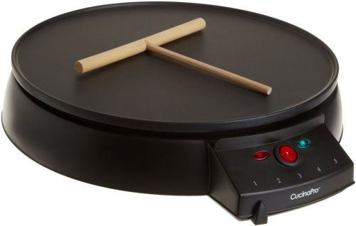 12 Inch Griddle Crepe Maker kitchen cooker pan electric pancake non-stick