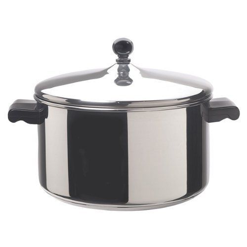 NEW! Large Stainless Steel 6 Quart Stockpot W Lid - Heavy Duty Pot FREE SHIPPING