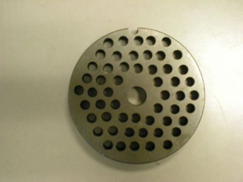 New 822gp meat grinder plate  hub #22  3/16&#034; holes for sale