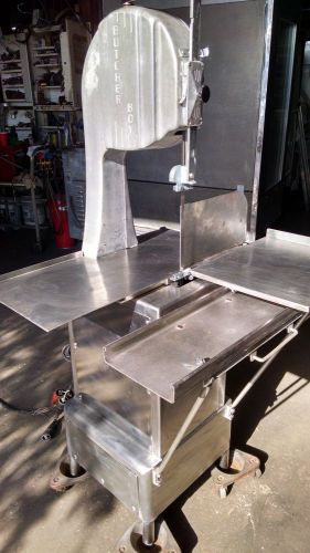 BUTCHER BOY B=12 MEAT SAW,  STAINLESS STEEL, SINGLE PHASE ELECTRIC