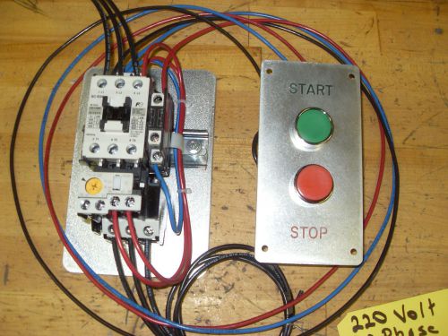 Mixer Start Stop Switch and Motor starter Kit Hobart 60qt  80qt 220 V 3 Phase