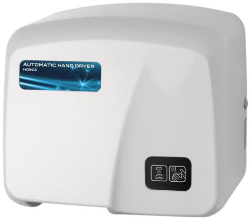 Hand Dryer White Touchless Automatic Electric Bathroom Sensor Commercial Grade