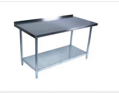 New Commercial Stainless Steel Work Prep Table 24&#034; x 36&#034; with 1.5&#034; Backsplash