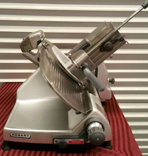 Hobart 2812 manual 12&#034; meat cheese slicer &amp; new sharpener #2204 commercial nsf for sale