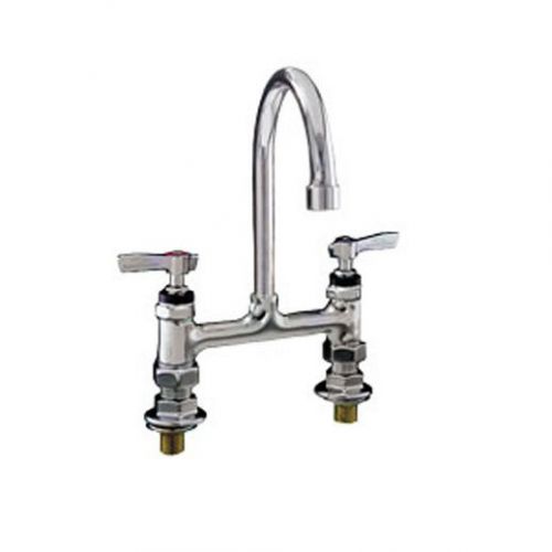 Encore deck mount faucet w/ 6&#034; centers and 6&#034; rigid gooseneck spout for sale